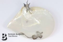 Elegant Mother of Pearl Shell Dish