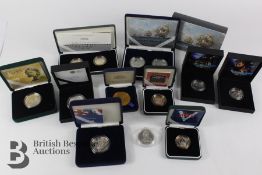 GB Silver Proof Anniversary Coins