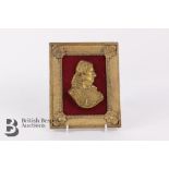 Framed Bust of Oliver Cromwell