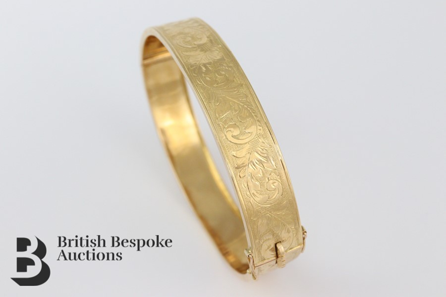 Swedish 18k Boliden Bangle - Image 2 of 4