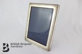 Silver Easel Back Photo Frame