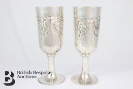 Continental Silver Goblets