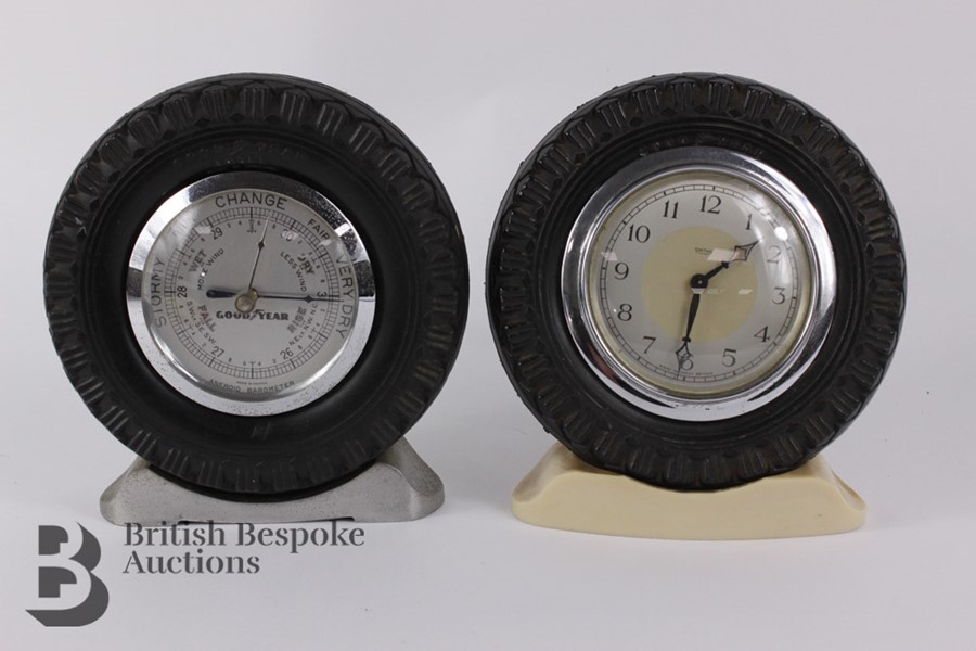 Goodyear Promotional Clock and Barometer - Image 4 of 9