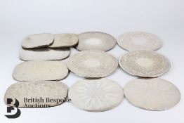 Eleven Silver Plated Serving Platters