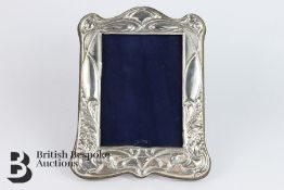 Silver Easel Back Photo Frame