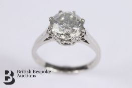 2.0 ct Solitaire Diamond Ring