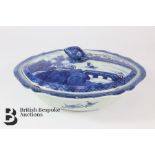 Blue and White Chinese Tureen and Cover