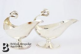 Sarah Jones Silversmith Sauce Boats