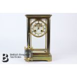 French Gilt Brass Mercury Clock