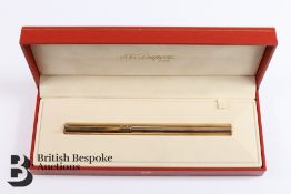 S T Dupont 18ct Gold Ink Pen
