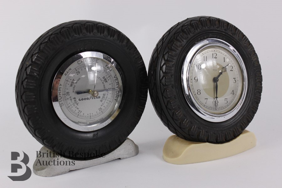 Goodyear Promotional Clock and Barometer - Image 5 of 9