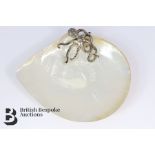 Elegant Mother of Pearl Shell Dish