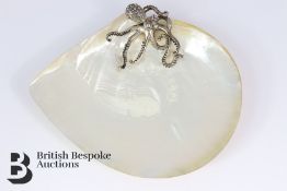 Elegant Mother of Pearl Shell Dish