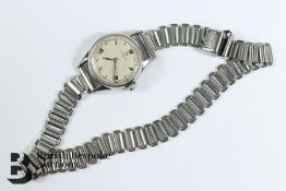 Lady's Vintage Stainless Steel Omega Wrist Watch