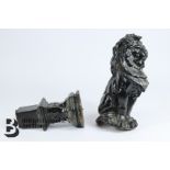 Cast Iron Lion from Railing - Architectural Interest