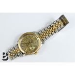 Gentleman's Bi-metal Rolex Oyster Perpetual Wrist Watch