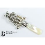 Silver Plated Baby Rattle