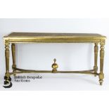 Gilt Wood Window Seat