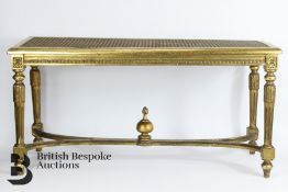 Gilt Wood Window Seat