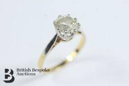 Antique Diamond Solitaire Ring