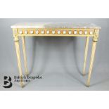 Satin Wood Console Table