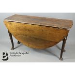 18th Century Oak Drop Leaf Table