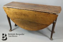 18th Century Oak Drop Leaf Table