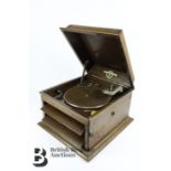 Vintage Oak Case Gramophone