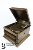 Vintage Oak Case Gramophone