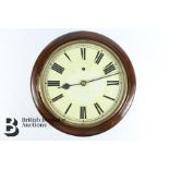 Early 20th Century German Winterhalder & Hofmeier Wall Clock