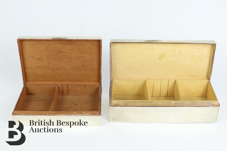 Two Silver Cigarette Boxes - Image 3 of 6