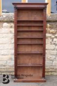 Victorian Glaze Fronted Book Case