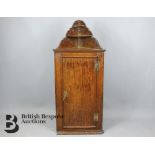 George II Oak Dwarf Corner Cupboard