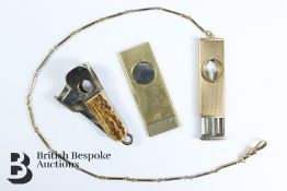 Vintage 9ct Gold Cigar Cutter