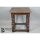 18th Century Small Oak Table