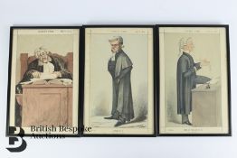 Nine 19th Century Spy Prints relating to the Law