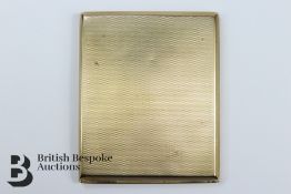 1930'S 9ct Gold Cigarette Case