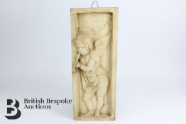 Terracotta Cherub Plaque