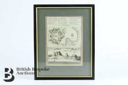 Interesting 18th Century Engraved Map