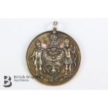 18th Century Worshipful Company of Distillers Silver Gilt Medallion