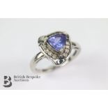 Tanzanite and Diamond Ring