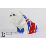 Royal Doulton Jack DD 007 James Bond Skyfall Bulldog Signed by Michael Doulton