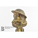 Brass 'Old Bill' Mascot