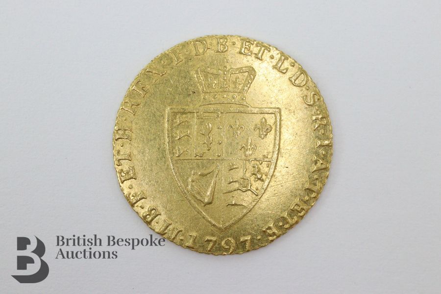 George III Gold Shield Back Half Guinea 1797