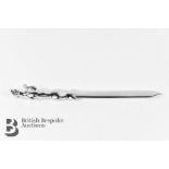 Jaguar Chrome Plated Paper Knife