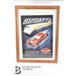 Bugatti Advertising Poster