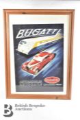 Bugatti Advertising Poster