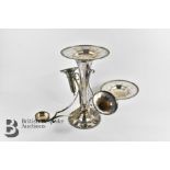 Silver Plated Four Branch Epergne