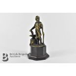 Brass Vulcan Blacksmith Motor Mascot