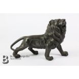 Bronze Prowling Lion